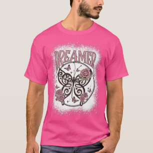 Butterfly Grunge Retro Vintage Sunset 70s Aestheti T-Shirt