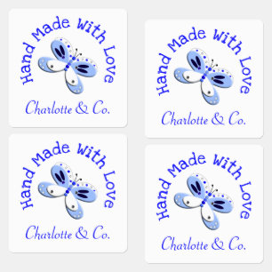 Butterfly Handmade With Love Product Personalised