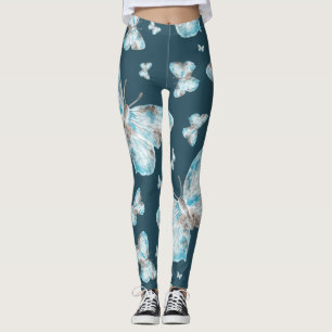 Butterfly Handprint Art Leggings
