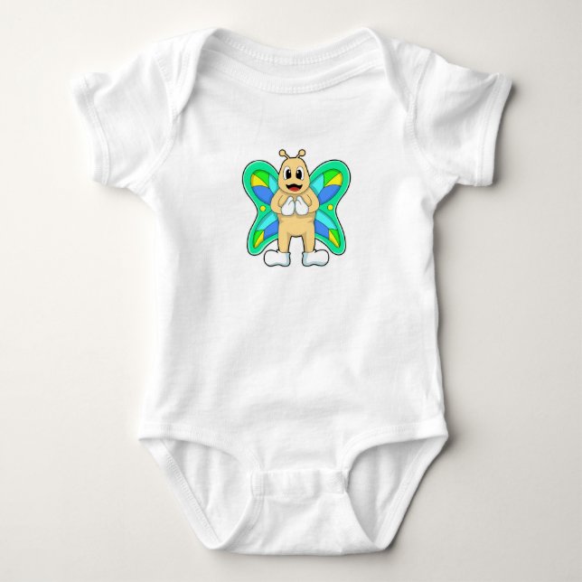 Butterfly happy baby bodysuit (Front)