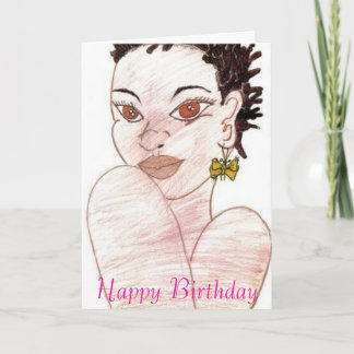Butterfly, Happy Birthday - Customised Card