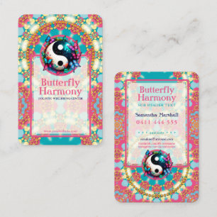 Butterfly Harmony Yoga Holistic Wellness Business Card