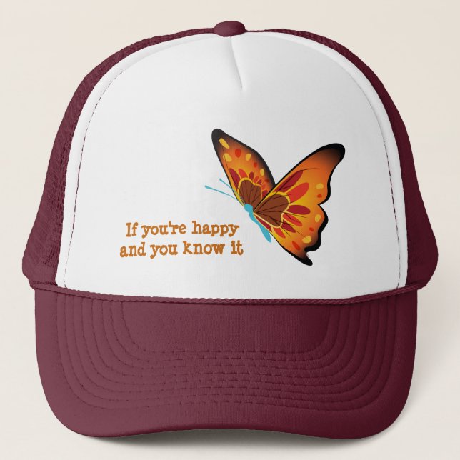 Butterfly Hat - Happy Hat (Front)