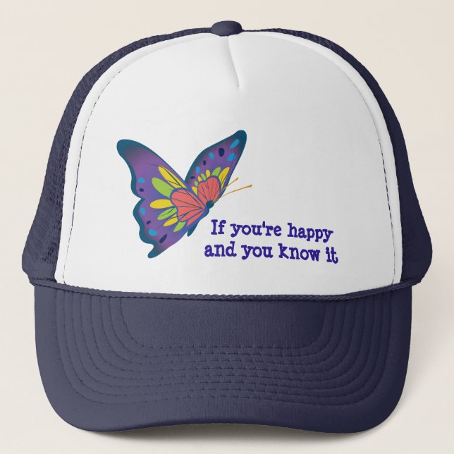 Butterfly Hat - Happy Hat (Front)