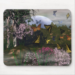 Butterfly Haven Mouse Mat