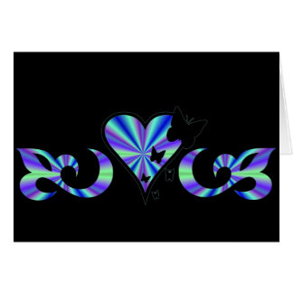 Butterfly Heart and Lily Rainbowart
