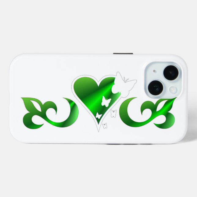 Butterfly Heart and Lily Rainbowart Case-Mate iPhone Case (Back (Horizontal))
