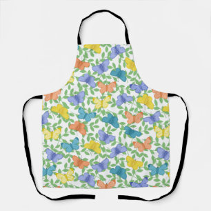 Butterfly Heart Art Apron