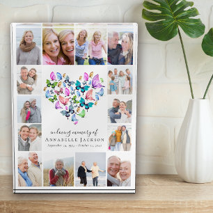 Butterfly Heart Collage Photo Block