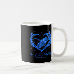 Butterfly Heart I'm A Survivor Ataxia Awareness Coffee Mug