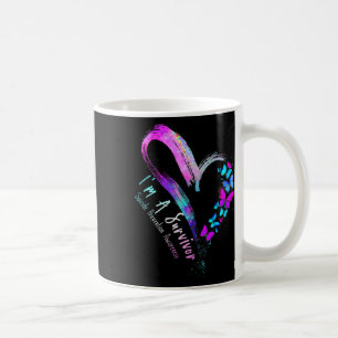Butterfly Heart I'm A Survivor Suicide Prevention Coffee Mug