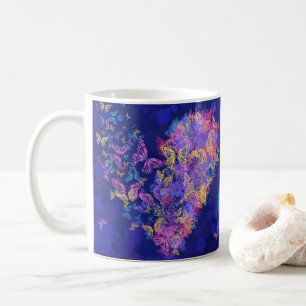 Butterfly Heart - Love - Coffee Mug