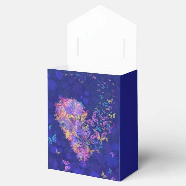 Butterfly Heart - Love Favour Box (Opened)