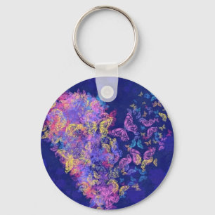 Butterfly Heart - Love Key Ring