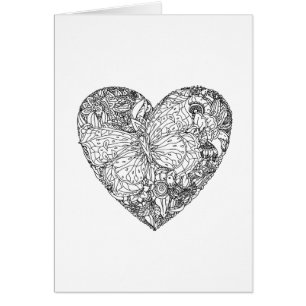 Butterfly Heart Pattern