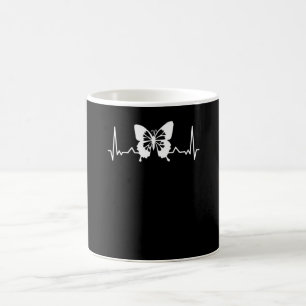 Butterfly Heartbeat Coffee Mug