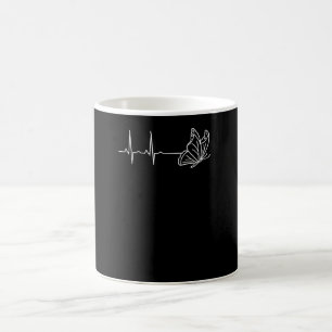 Butterfly Heartbeat Coffee Mug