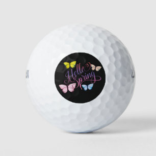 Butterfly Hello Spring Golf Balls