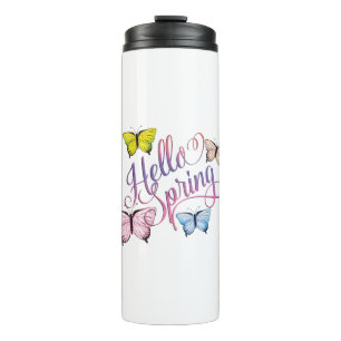 Butterfly Hello Spring Thermal Tumbler