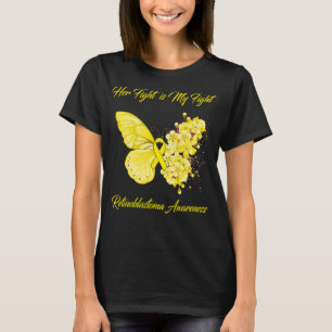 Butterfly Her Fight is My Fight Retinoblastoma  T-Shirt