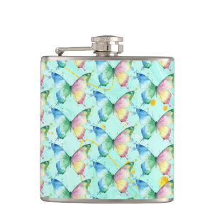 Butterfly Hip Flask