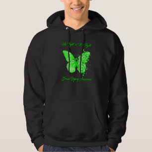 Butterfly His Fight is My Fight Brain Injury Aware Hoodie