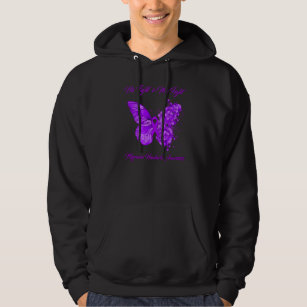 Butterfly His Fight Is My Fight Migraine Headache  Hoodie