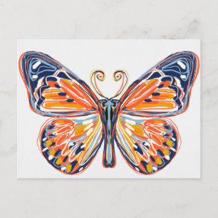 Butterfly Holiday Postcard