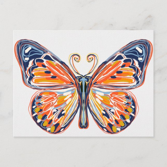 Butterfly Holiday Postcard (Front)