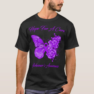 Butterfly Hope For A Cure Alzheimer's Awareness T-Shirt