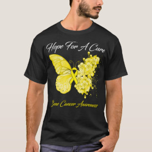 Butterfly Hope For A Cure Bone Cancer Awareness T-Shirt