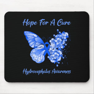 Butterfly Hope For A Cure Hydrocephalus Awareness Mouse Mat