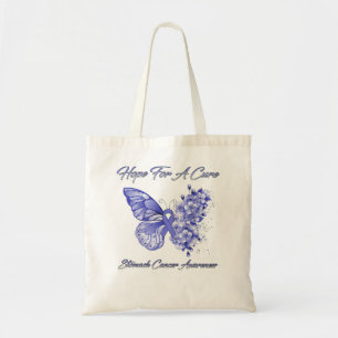 Butterfly Hope For A Cure Stomach Cancer Awareness Tote Bag