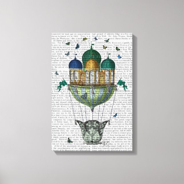 Butterfly House Canvas Print (Front)