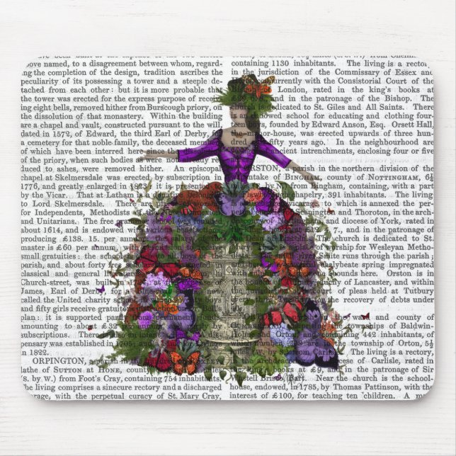 Butterfly House Queen Mouse Mat (Front)