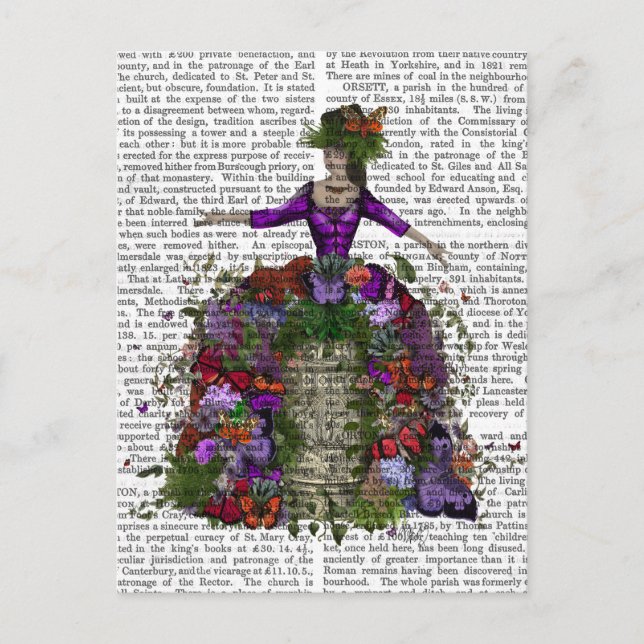 Butterfly House Queen Postcard (Front)