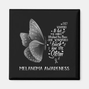 Butterfly I Am The Melanoma Awareness Magnet