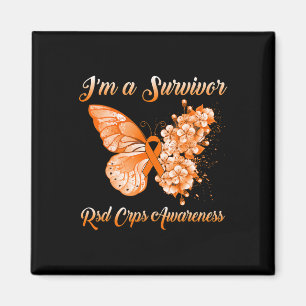Butterfly I’m A Survivor Rsd Crps Awareness Magnet