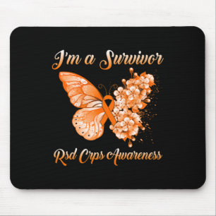 Butterfly I’m A Survivor Rsd Crps Awareness Mouse Mat