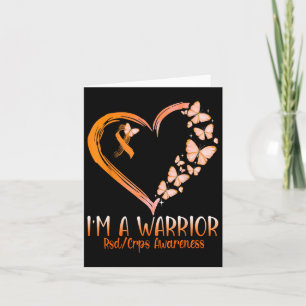 Butterfly I’m A Warrior Rsd Crps Awareness Card