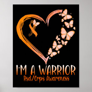 Butterfly I’m A Warrior Rsd Crps Awareness Poster