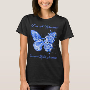 Butterfly I’m A Warrior Transverse Myelitis  T-Shirt