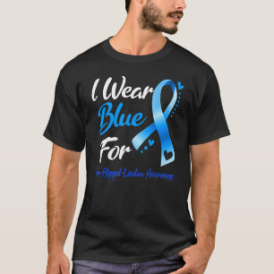 Butterfly I Wear Blue For Von Hippel Lindau Awaren T-Shirt