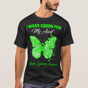Butterfly I Wear Gray For My Uncle Narcolepsy Awar T-Shirt