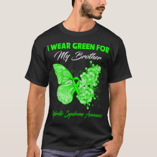 Butterfly I Wear Grey For My Wife Narcolepsy Aware T-Shirt