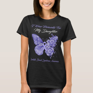 Butterfly I Wear Periwinkle For My Daughter  T-Shirt
