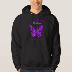 Butterfly I Wear Purple For My Mama Migraine Heada Hoodie