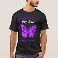 Butterfly I Wear Purple For My Sister Epilepsy Awa