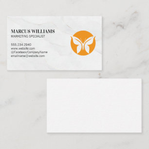 Butterfly Icon Business Card
