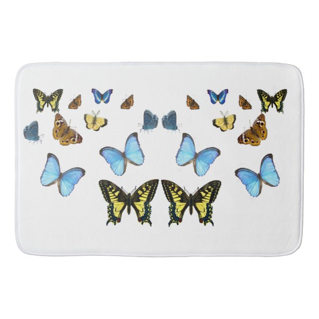 Butterfly image for Large-Bath-Mat Bath Mat (Front)